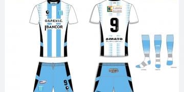 La nueva indumentaria de la Academia, que cuenta los días para el debut.