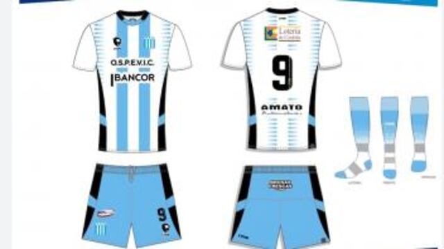 La nueva indumentaria de la Academia, que cuenta los días para el debut.