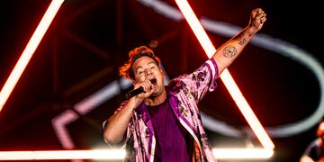 Tan Biónica, la banda encabezada por Chano regresó a los escenarios y brilló en el estadio de Vélez. (LA Team Agency)