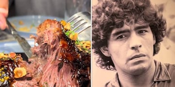 Fue al restaurante de Maradona, mostró lo que pidió y reveló cuánto gastó.