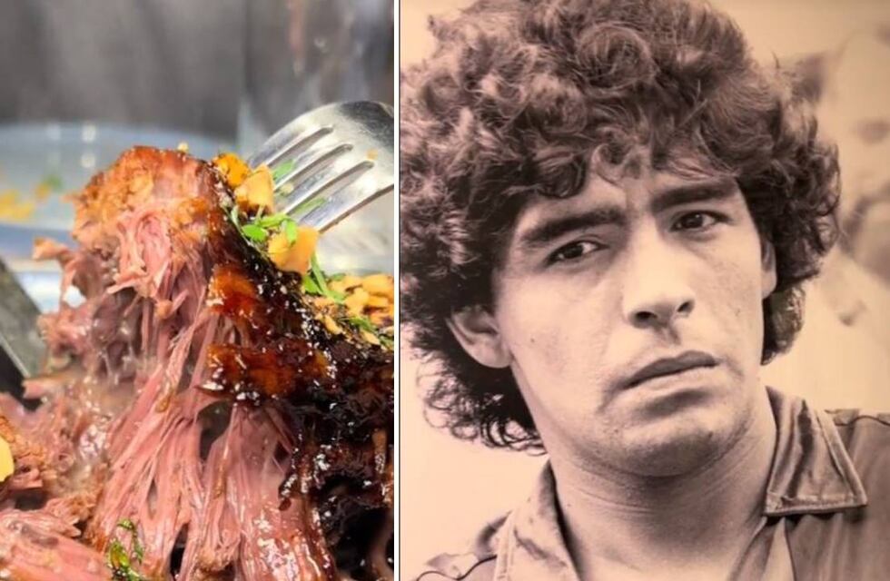 Fue al restaurante de Maradona, mostró lo que pidió y reveló cuánto gastó