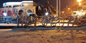 "Nevadón" en Villa Carlos Paz. (La Voz)