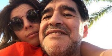 Dalma y Diego Maradona - Foto: Instagram