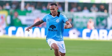 Bryan Reyna, titular en el partido entre Belgrano y Banfield y ausente en la convocatoria para Barracas Central.