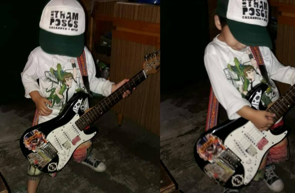 Le robaron una guitarra eléctrica a un nene en La Plata y ahora ofrecen recompensa por el “gran valor sentimental”