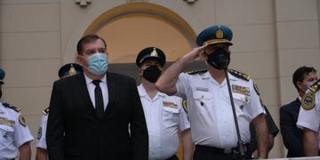 Se llevó a cabo un reconocimiento a los caídos en el cumplimiento del deber, además una premiación al personal destacado en funciones.