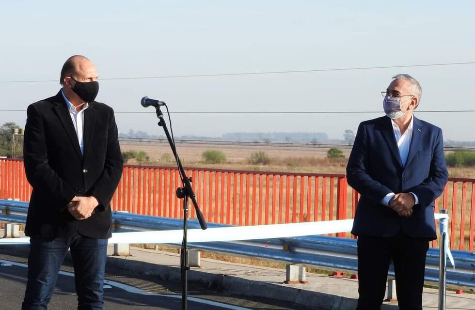 Alcides Calvo destacó la inauguración de la ruta 63