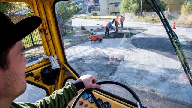 La Municipalidad de Ushuaia realizó mejoramiento vial en la calle Luis Vernet