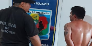 Puerto Iguazú: causaba disturbios en la vía pública y fue detenido.
