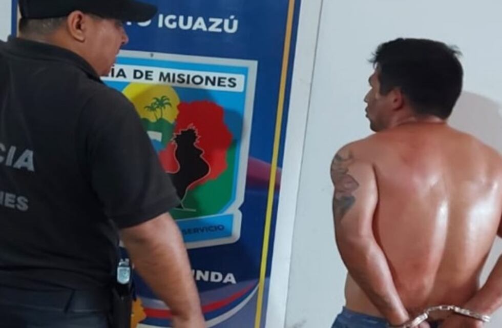 Puerto Iguazú: causaba disturbios en la vía pública y fue detenido