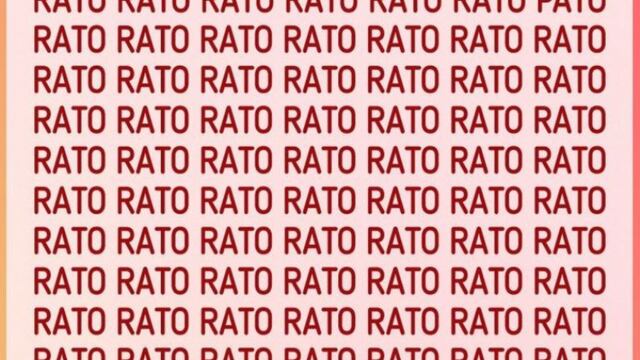 Acertijo visual para expertos: ¿podrás hallar la palabra “pato” en menos de 6 segundos? muy pocos lo logran.