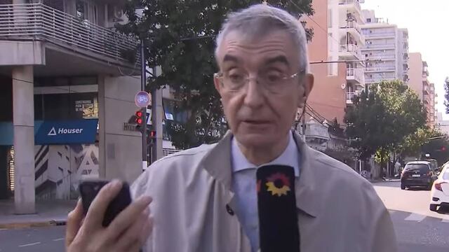 El conductor llegó a la ciudad este lunes a la mañana para hacer una cobertura especial.