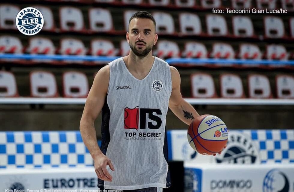 Pablo Bertone vuelve a Italia y jugará en el Kleb Basket Ferrara