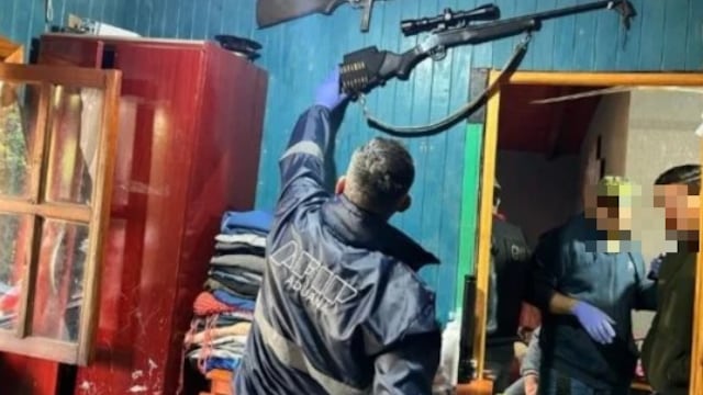 Bernardo de Irigoyen: desmantelan una banda dedicada al contrabando de armas y municiones.