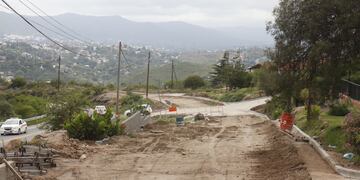 Villa del Lago. Avanza la obra Colectora Ruta 38.
