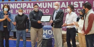 Montecarlo: Guillermo Aicheler entregó elementos lumínicos