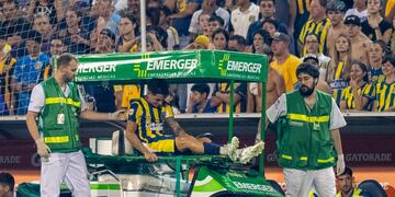 Francis Mac Allister debió ser reemplazado por Montoya durante el primer tiempo.