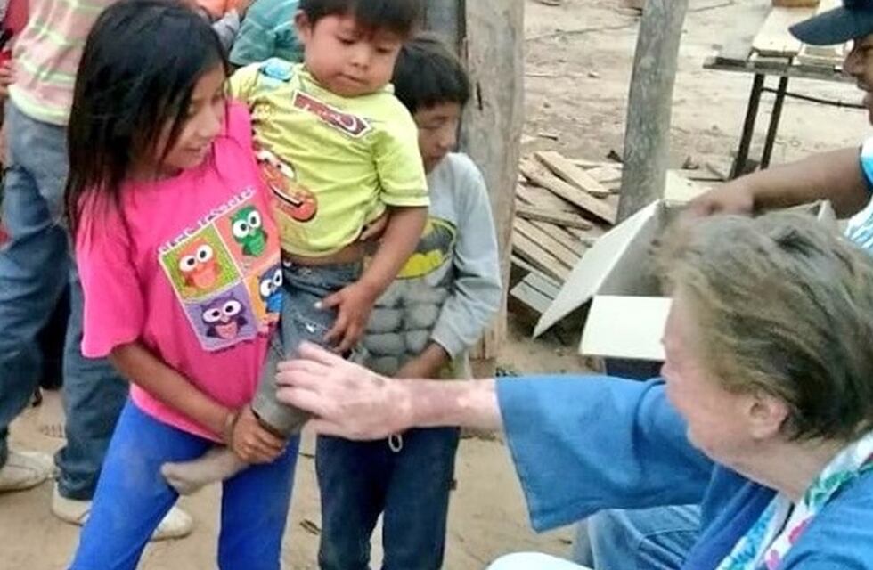 Natty Petrosino llegó a Formosa y fue recibida por la comunidad Wichi