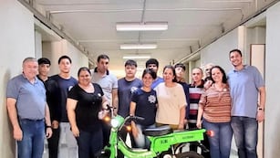Visita del legislador Fernando Luna  y el Inspector René Ledesma.
