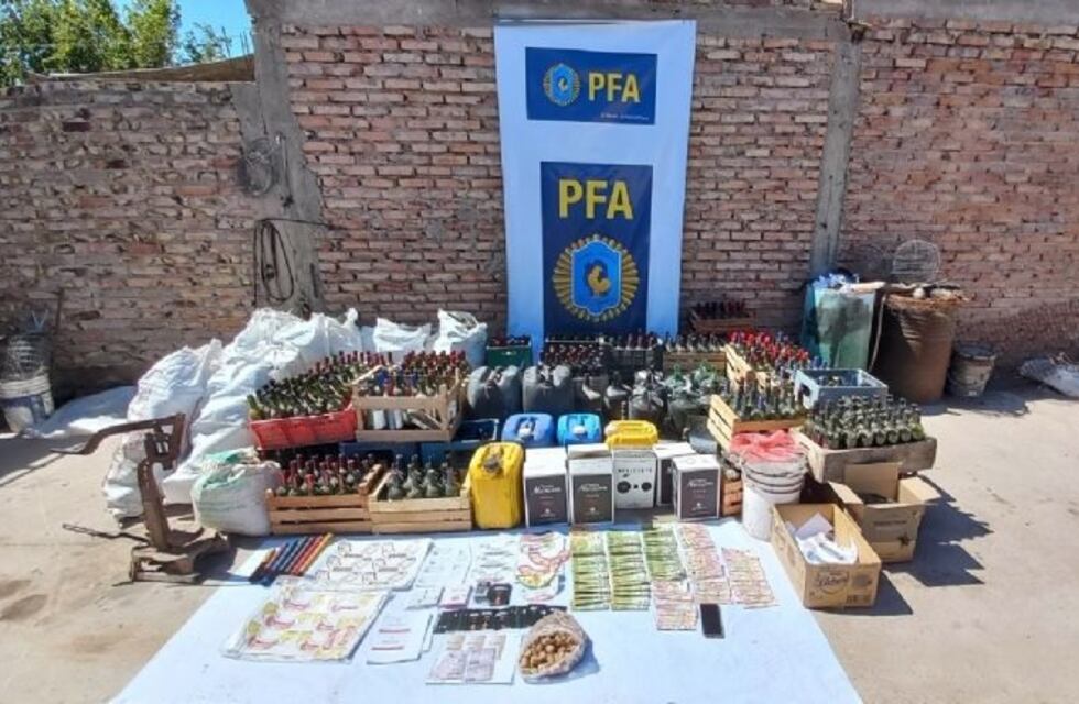 Cae una banda de 4 sanjuaninos que adulteraban vinos y los vendían en el mercado