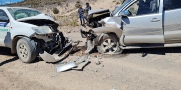 Fuerte choque frontal en Malargüe.