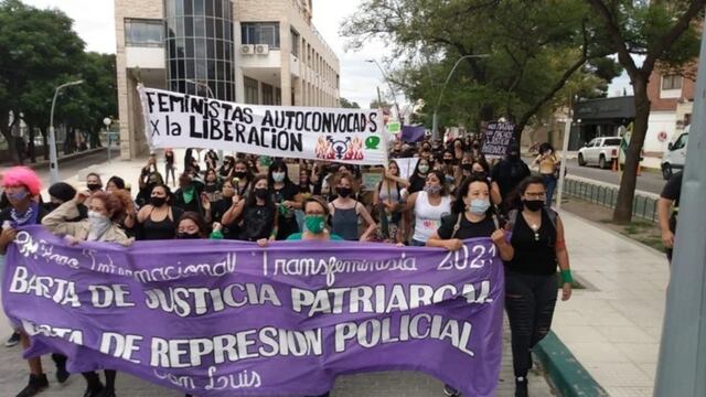 San Luis marchó junto al resto del país por una Justicia con perspectiva de género