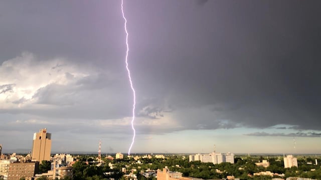 La tormenta eléctrica (imagen ilustrativa). San Luis bajo alerta meteorológica.