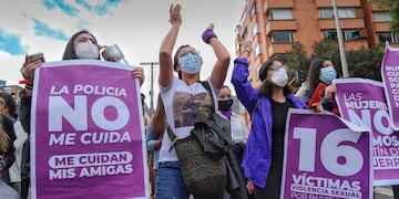 Bogotá. Protestas contra violencia policial en Colombia. (DPA)