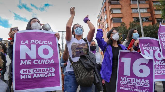 Bogotá. Protestas contra violencia policial en Colombia. (DPA)