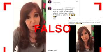 El video de Cristina Fernández de Kirchner en el que llama a votar por Unión Ciudadana es de 2017, no de 2023.