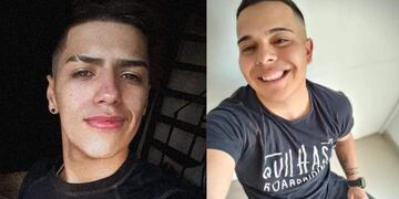 Lautaro Morello (18), a la izquierda; y Lucas Escalante (26), a la derecha.