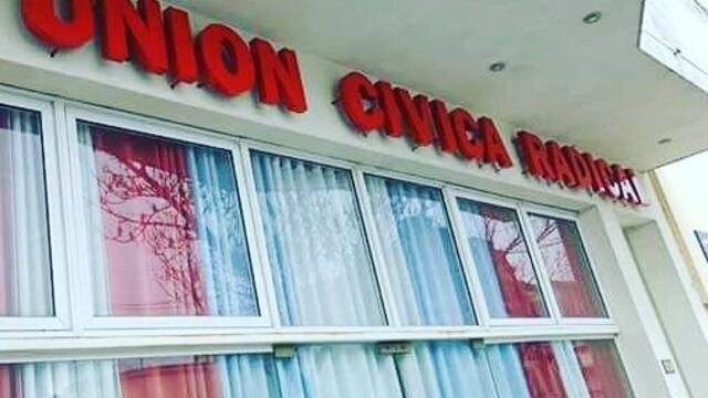Fachada del Comité de la Unión Cívica Radical (UCR) de Rafaela