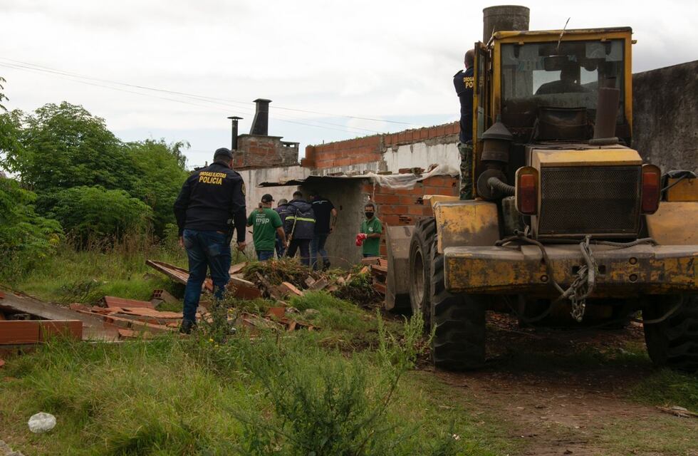 El Municipio derribó búnker de drogas en el barrio Libertad