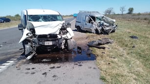 Tres muertos en un impactante choque de frente