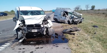 Tres muertos en un impactante choque de frente