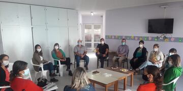La red para las infancias local se reunió con Autoridades Provinciales