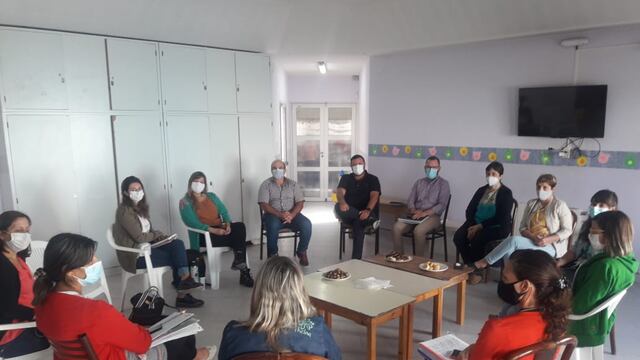La red para las infancias local se reunió con Autoridades Provinciales