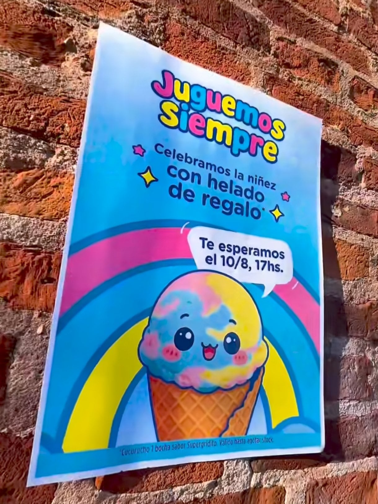 Grido regala helado por el Día del Niño