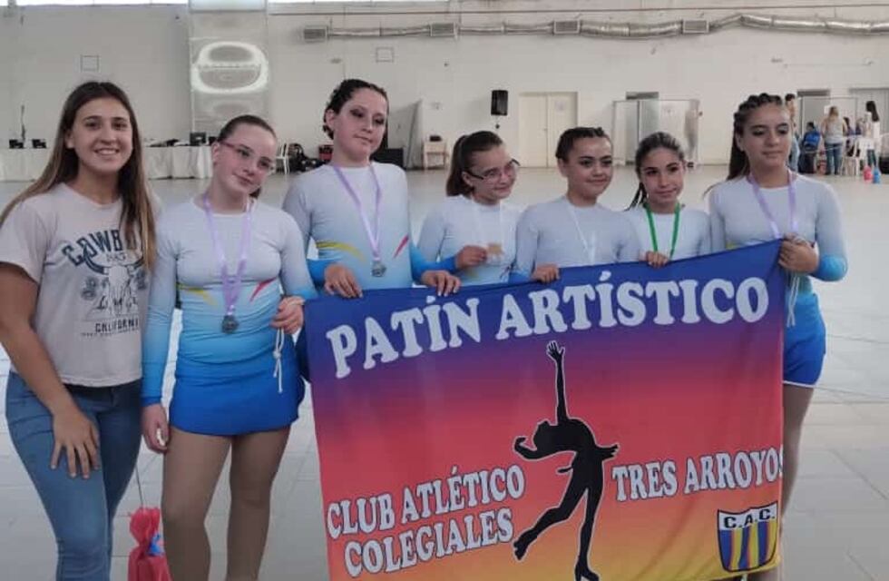 Excelentes resultados de las patinadoras de Colegiales en el Regional de Laprida