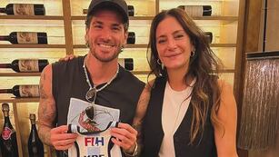 Los deportistas se encontraron en Madrid e intercambiaron regalos.