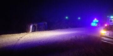 Vuelco en el camino de Fronterita