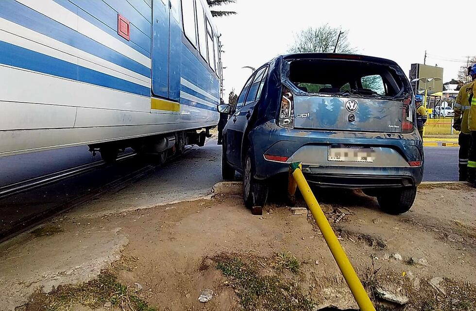 Mujer herida tras ser embestida por el Tren de las Sierras en Huerta Grande