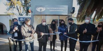 El gobernador visitó la localidad de El Chañar.