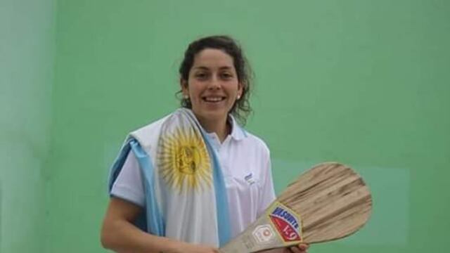 La deportista tucumana, integra la Selección Argentina de Pelota Paleta.