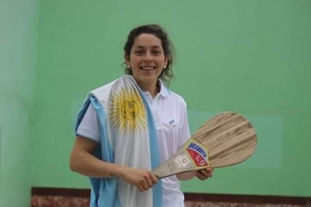 La deportista tucumana, integra la Selección Argentina de Pelota Paleta.