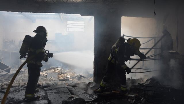 Los bomberos acudieron rápidamente al lugar. (Foto: Bomberos Voluntarios San Francisco)