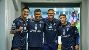 Los cuatro del mediocampo que le dieron más firmeza a Talleres. El colombiano Juan Camilo Portilla no jugará contra Instituto.