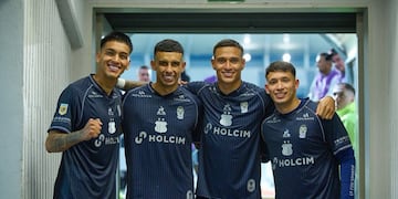 Los cuatro del mediocampo que le dieron más firmeza a Talleres. El colombiano Juan Camilo Portilla no jugará contra Instituto.