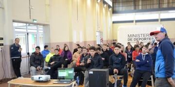 Salto Encantado fue protagonista de una clínica de natación.