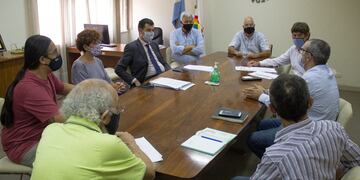 Reunión en la CEAL por la campaña de vacunación